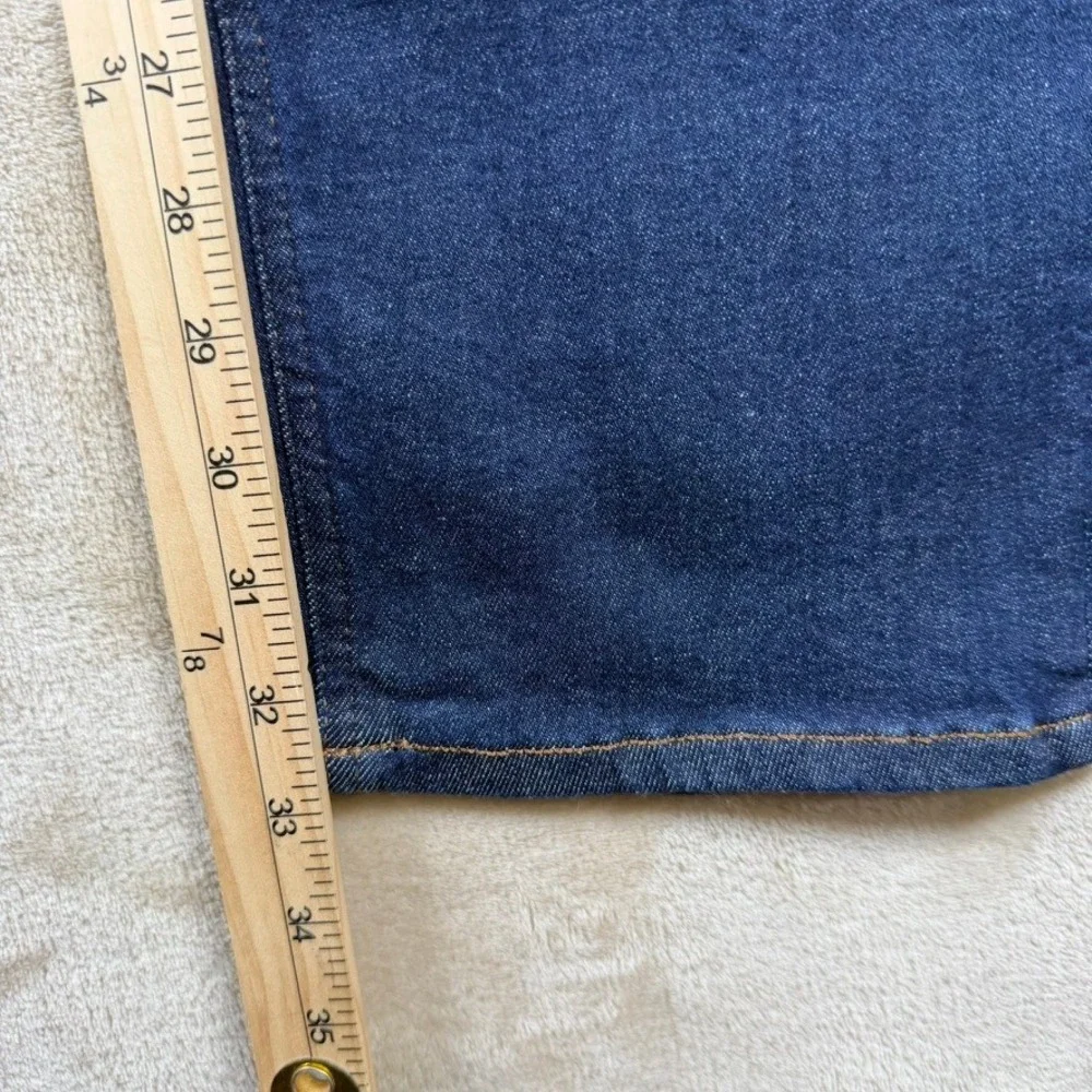 Banana Republic Tapered Fit Jeans Mens 42x34 Dark Wash Indigo Stretch Denim